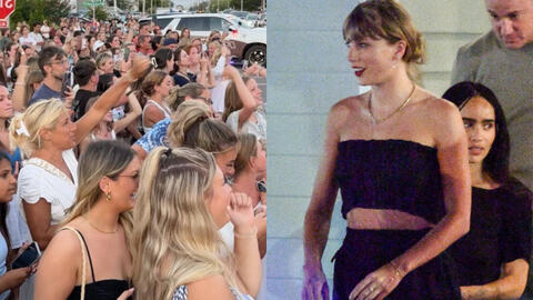 Taylor Swift đi đám cưới cùng dàn sao thôi cũng gây náo loạn: Biển fan đến xem gây tắc cả con đường, cảnh sát phải vào cuộc