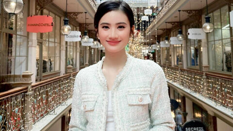 Hoa hậu Ý Nhi lộ diện sang chảnh, gây ấn tượng bởi 1 chi tiết khi đón năm mới ở Úc