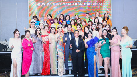 TP.HCM: Họp báo cuộc thi Hoa hậu Quý bà Việt Nam Toàn cầu 2023
