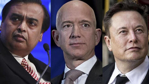 Tỷ phú Ấn Độ - Ambani gia nhập 'Câu lạc bộ 100 tỷ USD' cùng với Bezos và Musk