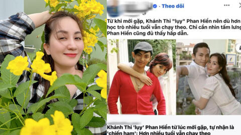 Mẹ "bỉm sữa" Khánh Thi khoe nhan sắc đời thường rạng rỡ, không vui vì bị nói "lụy" và "chạy theo" học trò ít tuổi