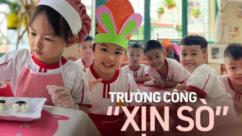 Một trường mầm non công lập ngay trung tâm TP.HCM: Từ cơ sở vật chất đến chương trình học đều rất "xịn"