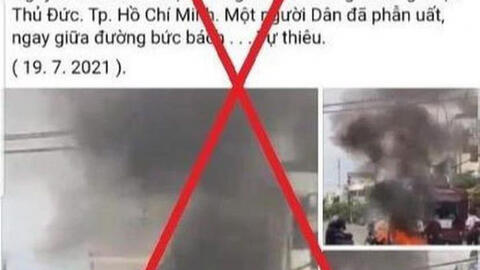 TP Hồ Chí Minh phản hồi thông tin sai sự thật về việc người dân bức xúc tự thiêu