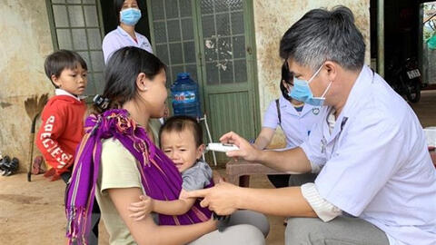Gia Lai: 13 ca nhiễm bạch hầu trong 1 làng