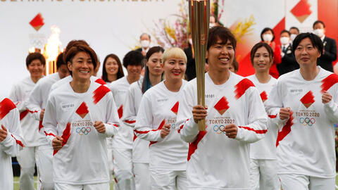Lễ rước đuốc Olympic Tokyo bắt đầu ở Fukushima trong bối cảnh lo ngại COVID-19