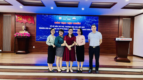 Tập huấn về sở hữu trí tuệ, phương thức thương mại hóa kết quả nghiên cứu khoa học