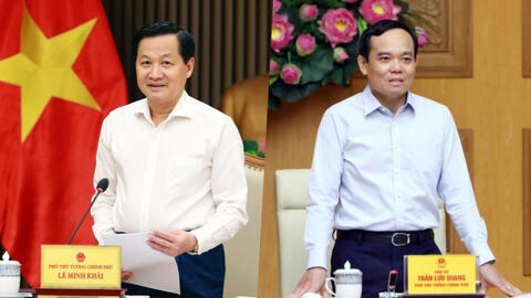 Phó Thủ tướng Trần Lưu Quang và Phó Thủ tướng Lê Minh Khái nhận thêm nhiệm vụ mới