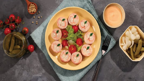 Món ngon mỗi ngày: Jambon cuộn thanh cua