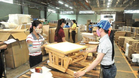 Xuất khẩu đồ gỗ của Việt Nam ghi nhận đợt sụt giảm mạnh