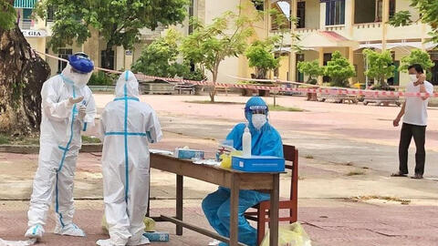 Quảng Ngãi xuất hiện một chùm ca bệnh trong cộng đồng