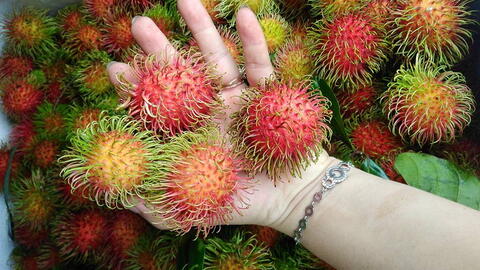 Giá thực phẩm ngày 25/6: Chôm chôm Thái giá 40.000 đồng/kg