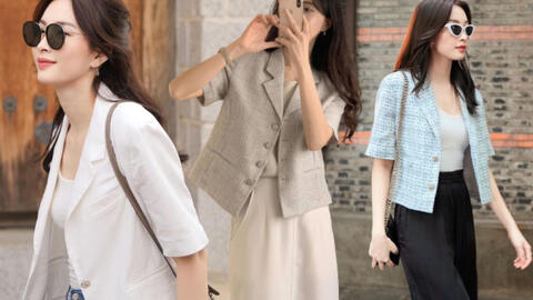 Hoa hậu Đặng Thu Thảo diện áo blazer cộc tay: Đơn giản mà sang ngây ngất, ngắm xong chỉ muốn copy cả set đồ