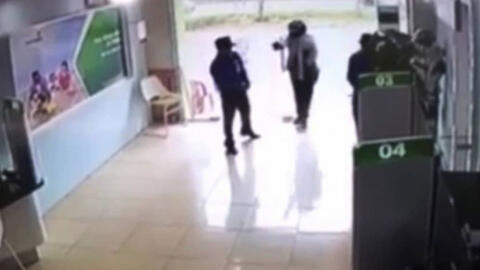 Thượng úy công an nổ súng xông vào ngân hàng Vietcombank