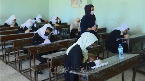 Afghanistan mở cửa trở lại trường đại học, sinh viên nữ được phép tới học