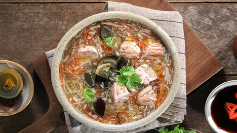 Món ngon mỗi ngày: Súp óc heo tóc tiên
