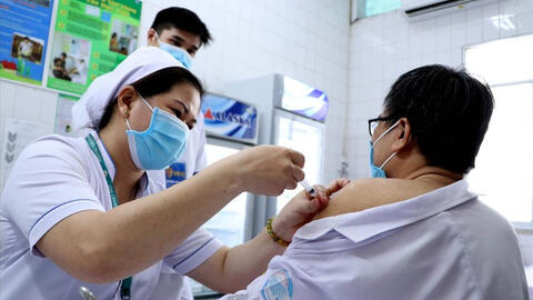 Ðảm bảo 20% dân số Việt Nam được tiêm vắc xin trong thời gian tới