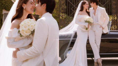 Kimmy tung ảnh cưới ngay trước thềm hôn lễ với Mark Prin, Nadech-Yaya đã sẵn sàng làm phù dâu phù rể cho bạn thân