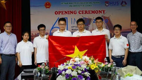 6 thí sinh Việt Nam dự thi Olympic Toán học quốc tế đều có giải