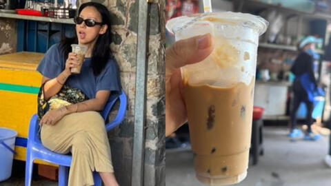 Lee Hyori khám phá Việt Nam trước giờ diễn, mê mẩn cafe sữa đá tại quán cóc bình dị