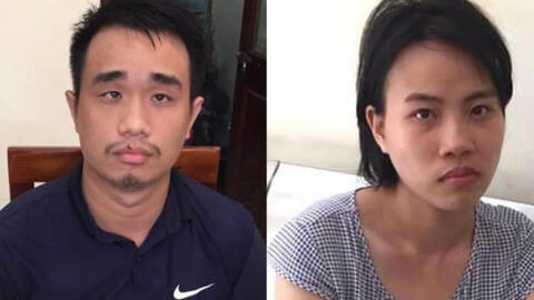 Cặp vợ chồng trông trẻ đánh, dùng băng dính bịt miệng cháu bé 1 tuổi