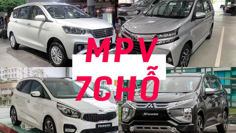 Phân khúc ô tô MPV 7 chỗ:  Nên chọn Xpander, Rondo, Avanza hay Ertiga?