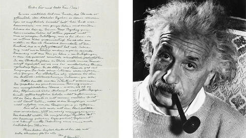 Đấu giá bản thảo quý hiếm của Albert Einstein