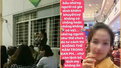 Hội trưởng hội phụ huynh gây tranh cãi vì phát biểu kỳ thị cha mẹ đơn thân