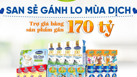 Vinamilk triển khai chương trình trợ giá mùa dịch tới gần 170 tỷ đồng