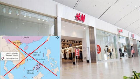 H&M sửa bản đồ có đường lưỡi bò phi pháp theo ý của Trung Quốc?