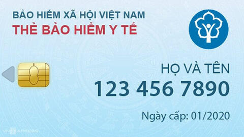 Mẫu thẻ bảo hiểm y tế gắn chip khi nào được áp dụng?