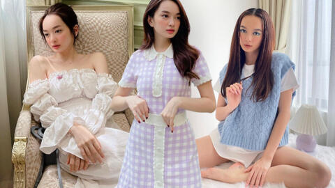 Style đời thường của ''mợ Ba'' Kaity Nguyễn: Mê đồ tông màu pastel, "vibe" tiểu thư nhà giàu tràn màn hình