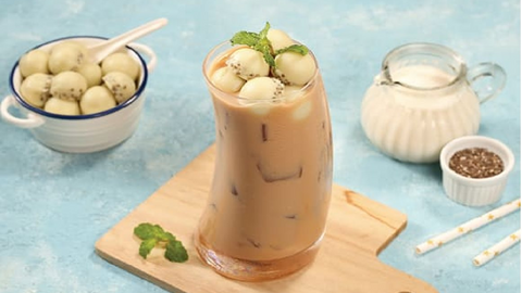 Món ngon mỗi ngày: Trà sữa thạch kem hạt chia