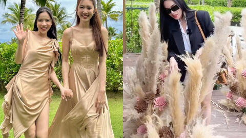 Những hình ảnh đầu tiên đám cưới Puka ở Cam Ranh: Thuý Ngân - Lan Ngọc sẵn sàng, hé lộ không gian 500 hoa sen đá