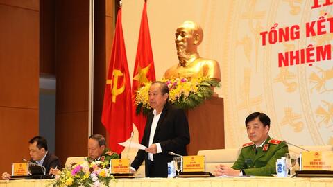 Phó thủ tướng Trương Hòa Bình: Công tác phòng, chống tội phạm cơ bản đạt và vượt các chỉ tiêu Quốc hội đề ra