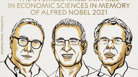 Giải Nobel Kinh tế 2021 được trao cho ba nhà kinh tế người Mỹ
