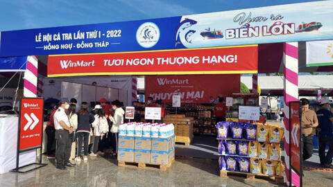 Winmart đồng hành cùng 'Lễ hội cá tra năm 2022' lần đầu tiên được tổ chức tại Đồng Tháp