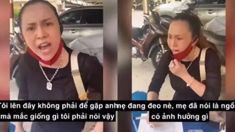 'Chị đại quận 4' lại được 'bế' thẳng lên phường vì ra đường không đeo khẩu trang
