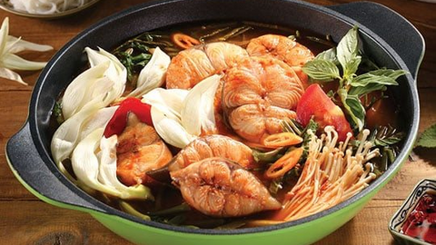 Món ngon mỗi ngày: Lẩu cá lăng bông so đũa