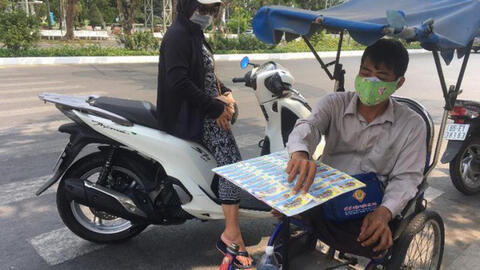 TPHCM hỗ trợ mỗi người bán vé số 750.000 đồng