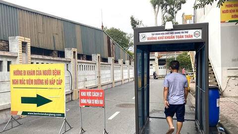 Các bệnh viện Hà Nội siết chặt biện pháp phòng Covid-19