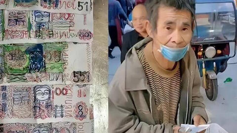 Ông lão ngang nhiên mua mì bằng "tiền vẽ", chủ quán không đuổi đi mà chấp nhận bị "lừa" suốt 9 năm