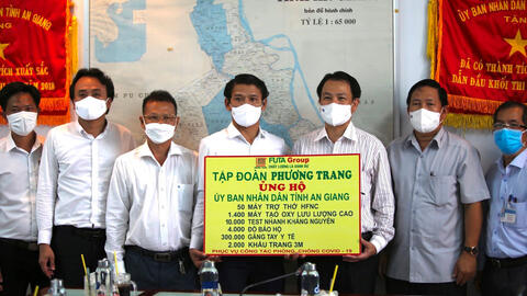 An Giang được hỗ trợ trang thiết bị phòng, chống dịch COVID-19 trị giá hơn 50 tỷ đồng