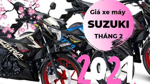 Giá xe máy Suzuki tháng 2/2021: GSX-R150 được hỗ trợ phí trước bạ