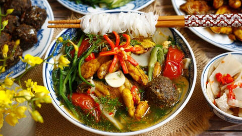 Canh cá Quỳnh Côi: Bức họa đồng quê đa sắc màu đánh thức vị giác