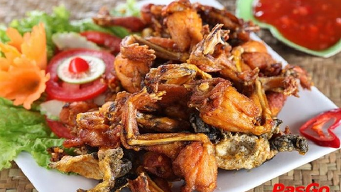 Món ngon mỗi ngày: Ếch chiên bơ tỏi