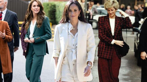 Khi mỹ nhân Hoàng gia diện blazer: Kate Middleton thanh lịch, Công nương Diana vẫn chuẩn mốt sau vài thập kỷ nhìn lại