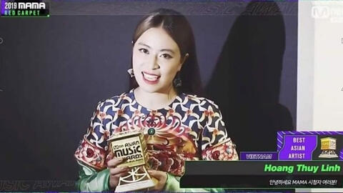 Hoàng Thùy Linh đạt giải "Nghệ sĩ châu Á xuất sắc" tại MAMA 2019