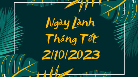 Xem ngày lành tháng tốt 2/10/2023: Bán buôn may mắn, giao dịch thuận lợi
