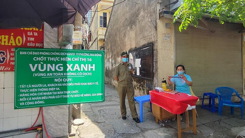 Hà Nội: 19 khu vực vùng xanh sẽ không kiểm soát giấy đi đường