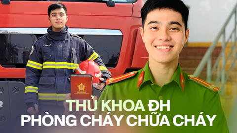 Thủ khoa trường Phòng cháy Chữa cháy được UBND Hà Nội vinh danh: Thăng hàm sớm 1 năm, tâm sự điều sợ nhất khi làm nghề
